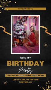 JessyRey Happy Birthday To Me Pic