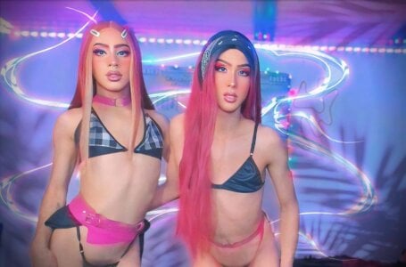 julessxcharlotteのFriends party 🥳🎁🎀🍆🍑の 2枚の写真