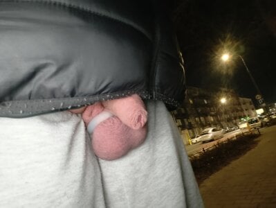 MarekPublicShow Kutasek z pierścieniem na jajach Bilde