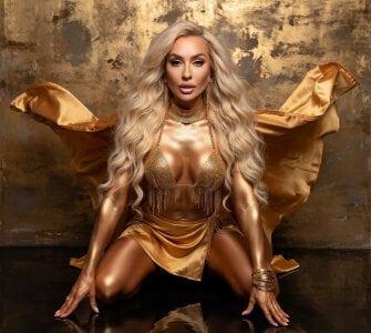 HottieSweetBritney Gold Women Hình 5