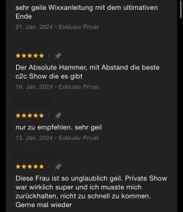 AlessiaAura my reviews of private + cam-to-cam shows -> read it + invite me/les meine Bewertungen + lad mich ein XXX Photo 6