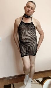 Sashabikros В черном сеточном боди Poză 8