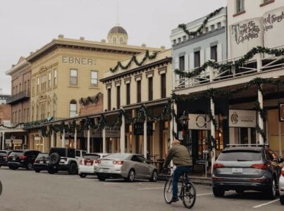 BigCockLatinaTS What A Nice View Here In LA Foto