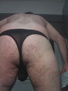 Enseño todo con ropita muy sexy tanga negro transparente de Xauencaliente  4 photos