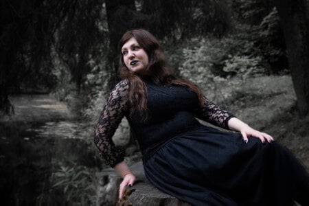 Black_Black_Rose dark lady 🖤 Gambar