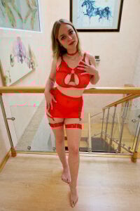 AnetGrey Hot red Pic 6