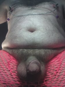 Xauencaliente Enseño todo con ropita muy sexy malla naranja Pic 3