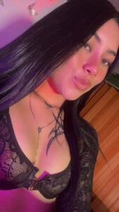 emily_24x Sexy black lingerie Immagine  5