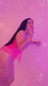 ZiaCooper_ Kisses in Bubbles Pic