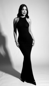 AllissonJamesin black🖤图片