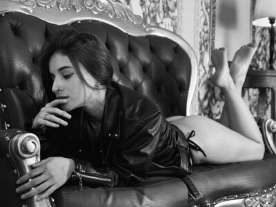 Ale_sweety_ B&W leather Pic 2