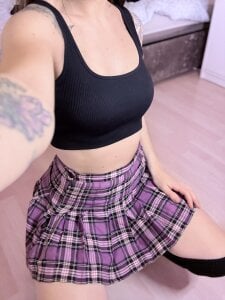 RubyLunaa Cheerleader outfit Pic