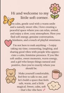 SophieRoouse About me ❤️ Foto