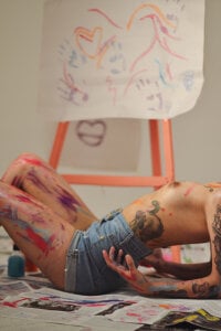 eviegothel_ Art on my body 🎨😏 Pic 6