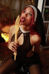 Aprillbrunette your sexy nun / halloween 2025 🎃👑 Pic 5