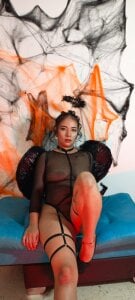 Amara_Martell HALLOWEEN 🎃 I AM YOUR ANGEL 🖤😈🔥 Pic