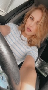 PamelaWet Selfies in my BMW x1 Pic 9