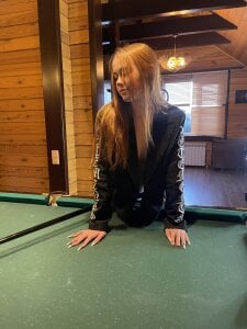 Molly_Kitty Just practicing my best shot… care to join the game?🎱😉 зображення 3