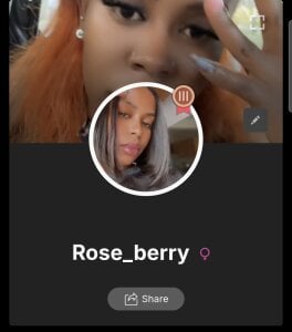 Rose_berry Top 3 model in Africa Pic