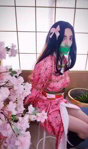 Rebbecawhite_ASMR Nezuko 🌸 Gambar