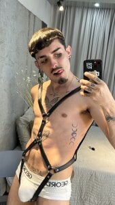 NikoStone_ Niko with a very hot harness Immagine  3