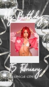MelyTaylor_ My Birthday Pic