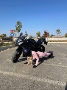 Red_Lara Biker girl 🏁 Fotografie XXX 7