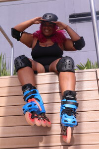 Just_Gissellex RollerGirl Pic 5