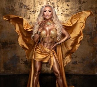 HottieSweetBritney Gold Women Hình 8