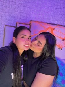 Mia_and_lexy Good night my loves, come be part of this night of fire...🍒🫦❤️‍🔥🔥🍑😈😘 Pic 2