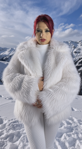 AndreaPink2024 Wearing Coats Pic 7