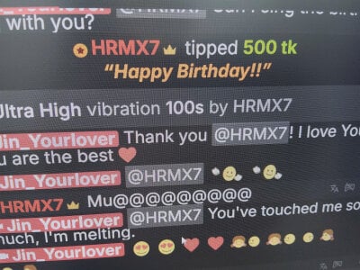 Jin_Yourlover Thank you for your thoughtful gift. Pic 3