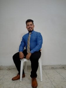 KalethBigDick Blue and black suit office  4. fénykép