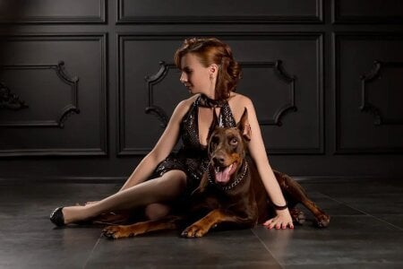 Sweetmurrr lady with a dog зображення 8