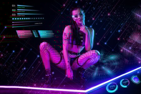 babi_vale Cyber Girl 🔷 Foto 3
