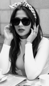 AndreaPink2024 Black and White Pic 2