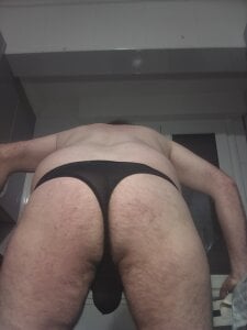 Enseño todo con ropita muy sexy tanga negro transparente de Xauencaliente  2 photos