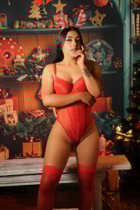ChlooeScott Santa’s Naughtiest Secret in Red Pic 5