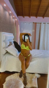 ChannelBrownX Green lingerie Pic