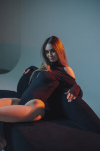 HildaForland Beauty in black body Pic 4