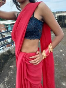 Butterfly_Simmie My Saree Pics Pic 5