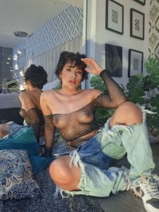 Eva_Monroes SEXI OUTFIT JEAN 💎 รูป  3