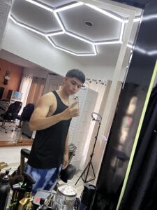 Michael_black01 Michael in barber Pic