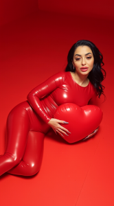 ❤️ Valentine’s Special – The Lady in Red ❤️ de JoAnneCherry  3 photos