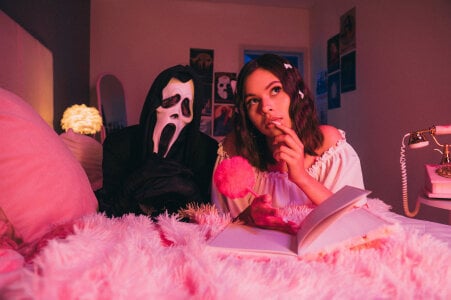 PollyLanders Just a Girl and Her Mask Poză 5