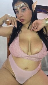 rosebigboobs 🧚‍♀️🧚‍♀️This naughty elf wants to steal your heart and fulfill your wish✨✨ Pic 3