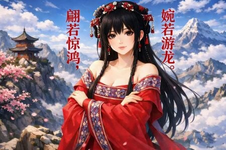 LuckyCute-Tutu 婉儿直播的古风二次元~配上诗词会不会更有意境~ Foto 7