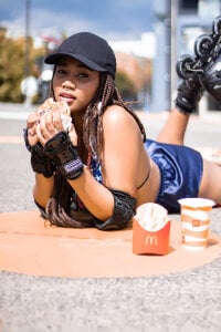 AgataRinaldi 4 de july, sexy on the street Pic