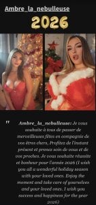 Ambre_La_nebulleuse 🎉 HAPPY NEW YEARS 2026 🎉 Pic