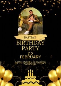 bastaian_bigcock birthday . fénykép